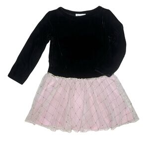 Vintage Byer Girl Velvet And Tulle Dress